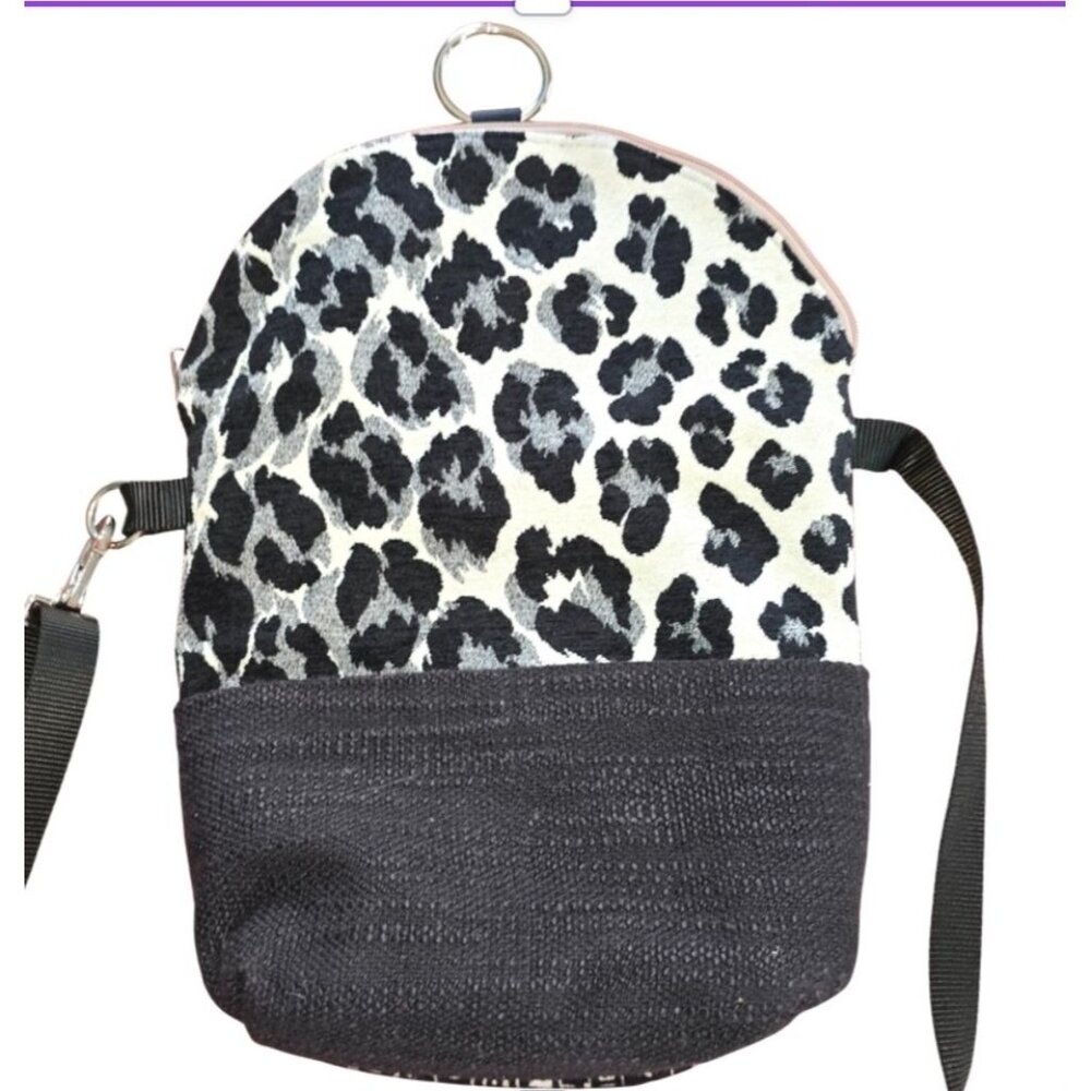 Kindered Spirit Boho Multi Pattern Upholstery Flap Over Closure Messenger Bag - Picture 4 of 6